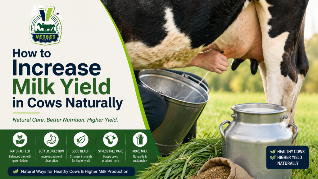 how to increase milk production in cows