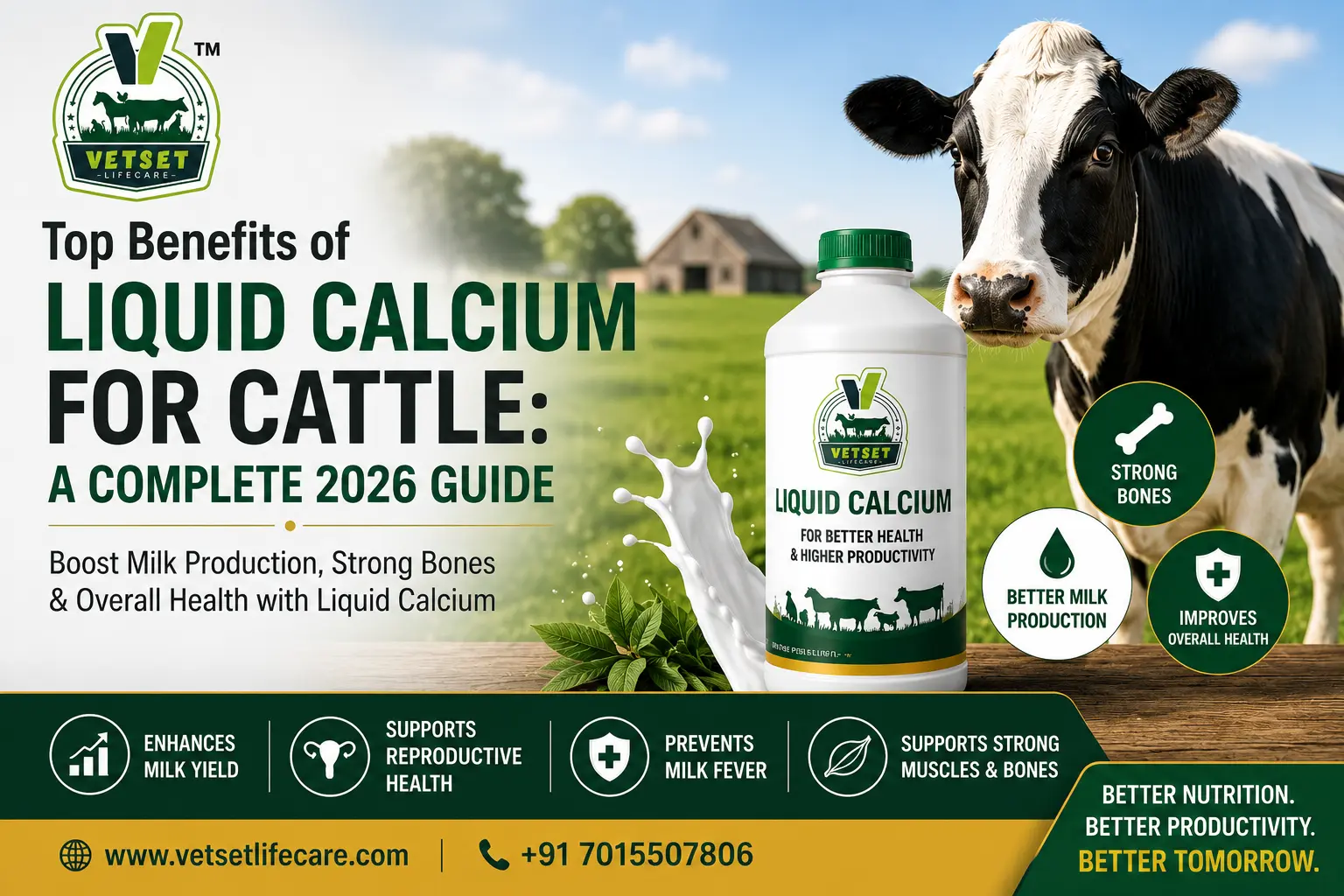Top Benefits of Liquid Calcium for Cattle
