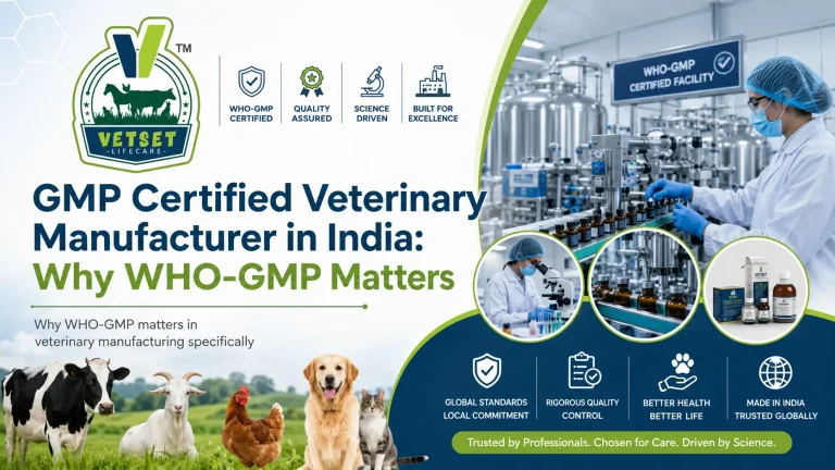 GMP Certified Veterinary Manufacturer in India Why WHO-GMP Matters