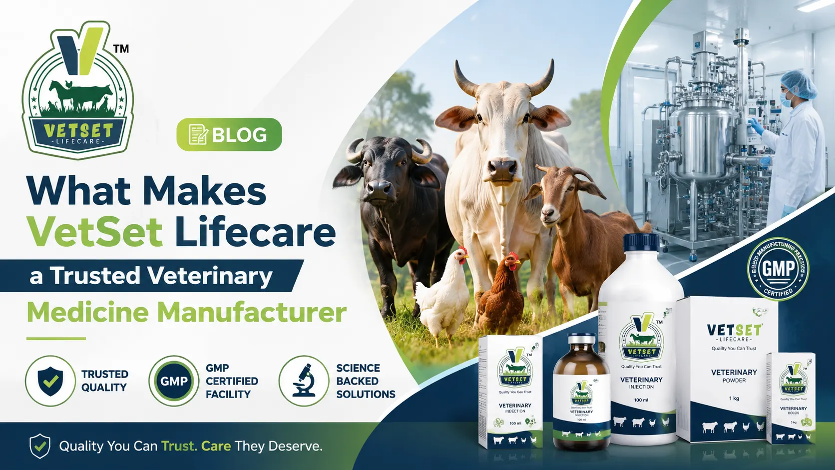 What Makes VetSet Lifecare a Trusted Veterinary Medicine Manufacturer