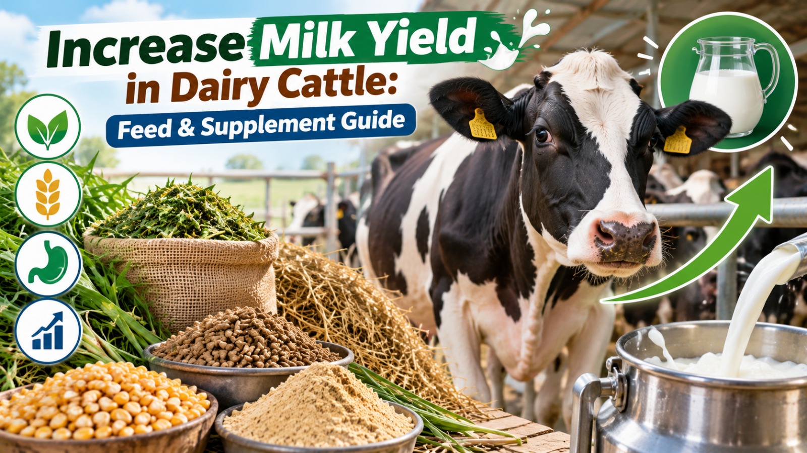 Increase Milk Yield in Dairy Cattle